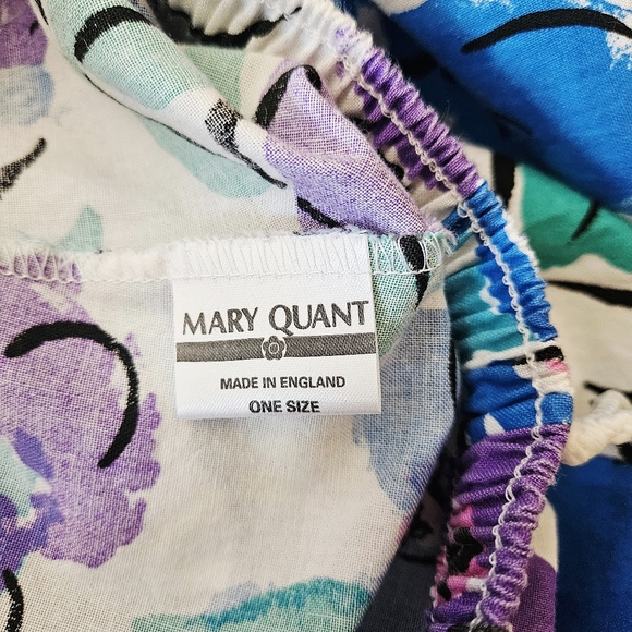 Vintage 80s Mary Quant Floral Printed Shorts S/M - Picture 7 of 8